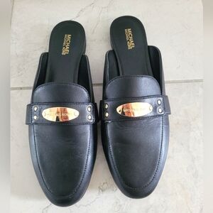 Michael Kors slides, size 7.5, black, in a very good condition